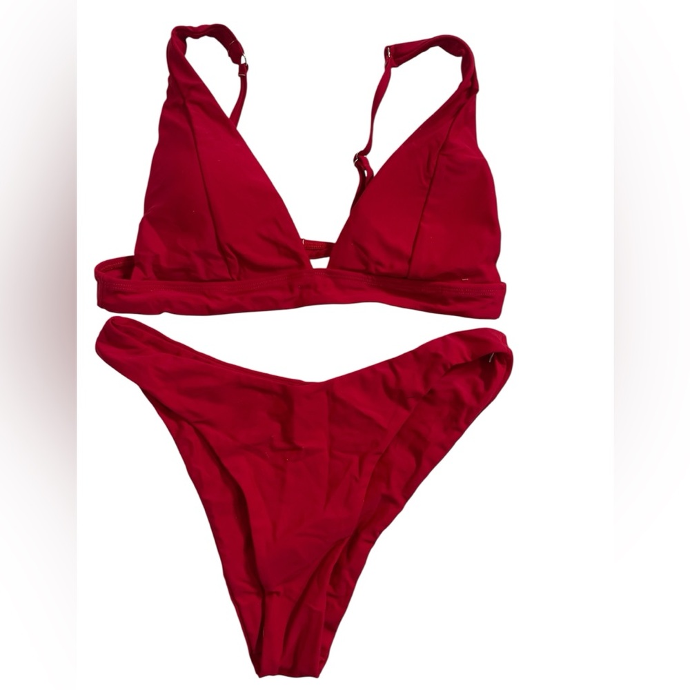 Chic Red Bikini Set